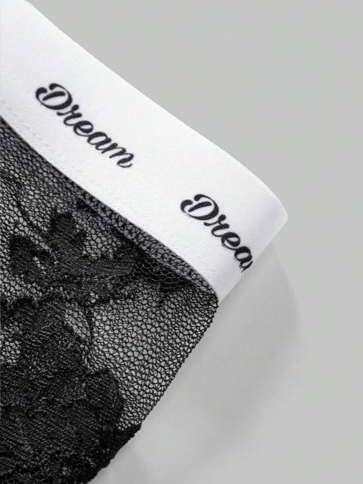 Men's lace trim briefs Underwear